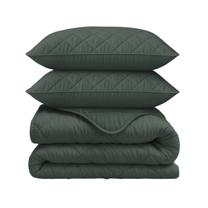 Lazy Dekbed Zonder Overtrek - Uni - Groen