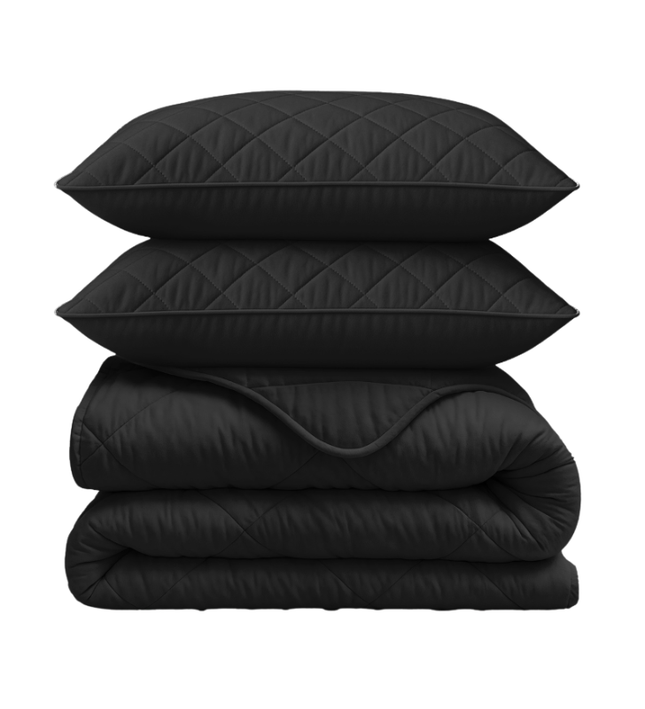 Lazy Dekbed Zonder Overtrek - Uni - Zwart