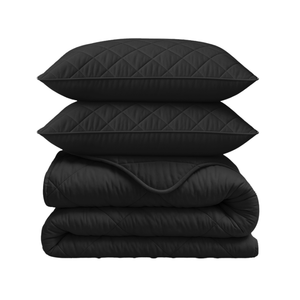 Lazy Dekbed Zonder Overtrek - Uni - Zwart