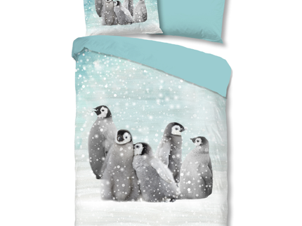 Dekbedovertrek Katoen-Flanel - Pengu
