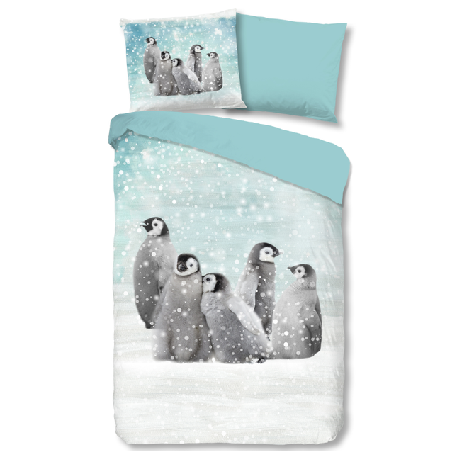 Dekbedovertrek Katoen-Flanel - Pengu