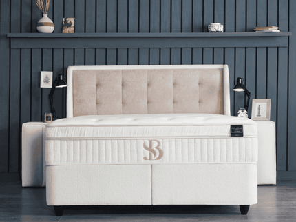 Boxspring met Opbergruimte - Perlabedd