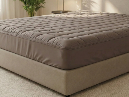 Wasbare Topper & Hoeslaken in 1 – Ultiem Slaapcomfort - Taupe