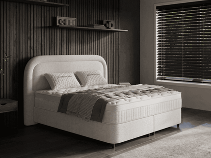 Boxspring met Opbergruimte - Essence - Off-White