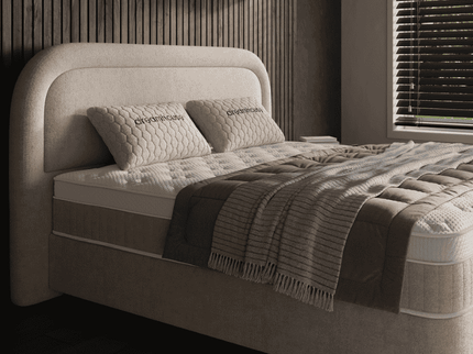 Boxspring met Opbergruimte - Essence - Beige