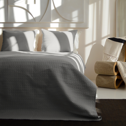 Bedsprei Rope - Zilver