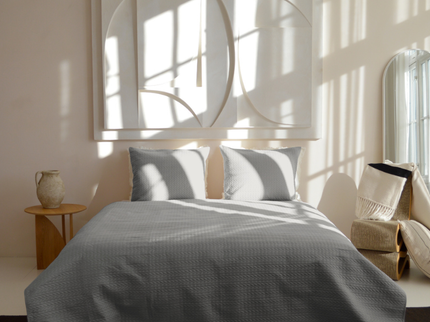 Bedsprei Rope - Zilver