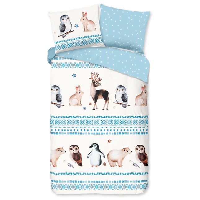 Dekbedovertrek Katoen-Flanel - Freezing