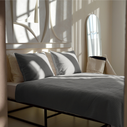 Bedsprei Rope - Zilver