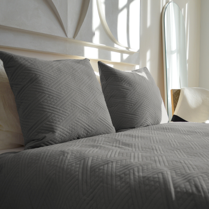 Bedsprei Layers - Zilver