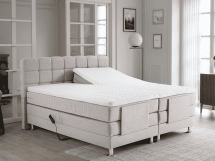 Elektrische Boxspring Arizona - Beige