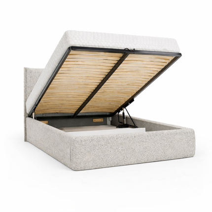 Boxspring met elektrische Opbergruimte - Porto