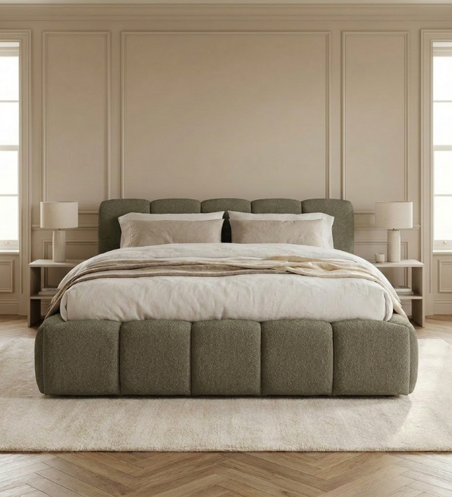 Boxspring met Opbergruimte - Palermo Deluxe - Groen