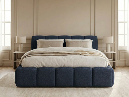 Boxspring met Opbergruimte - Palermo Deluxe - Navy