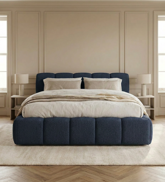 Boxspring met Opbergruimte - Palermo Deluxe - Navy