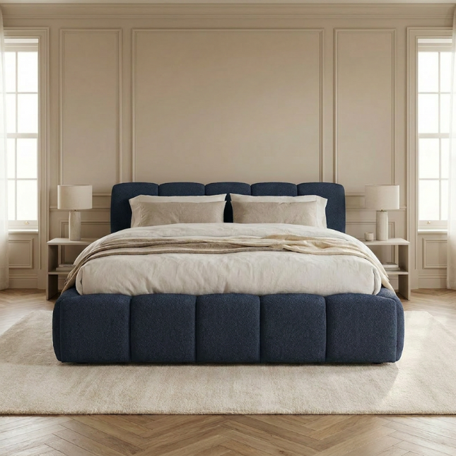 Boxspring met Opbergruimte - Palermo Deluxe - Navy