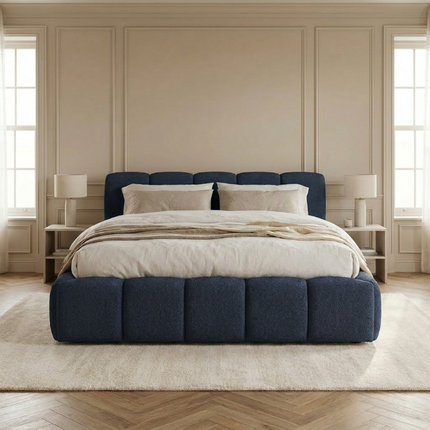 Boxspring met Opbergruimte - Palermo Deluxe - Navy