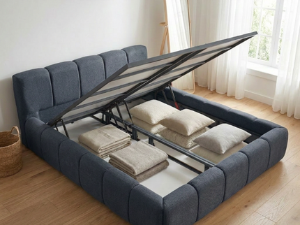Boxspring met Opbergruimte - Palermo Deluxe - Navy