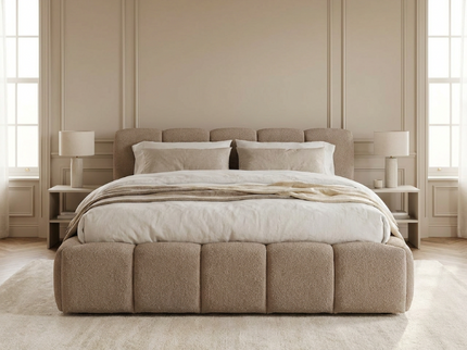 Boxspring met Opbergruimte - Palermo Deluxe - Taupe