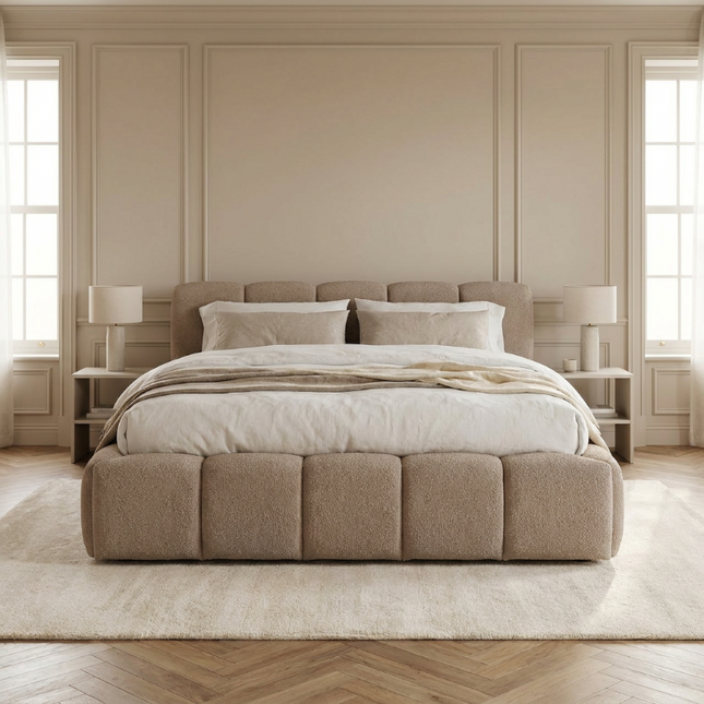 Boxspring met Opbergruimte - Palermo Deluxe - Taupe