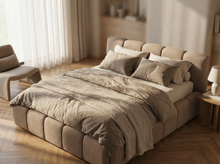 Boxspring met Opbergruimte - Palermo Deluxe - Taupe