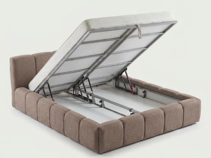 Boxspring met Opbergruimte - Palermo Deluxe - Taupe