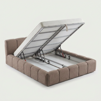 Boxspring met Opbergruimte - Palermo Deluxe - Taupe