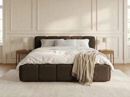 Boxspring met Opbergruimte - Palermo - Bruin