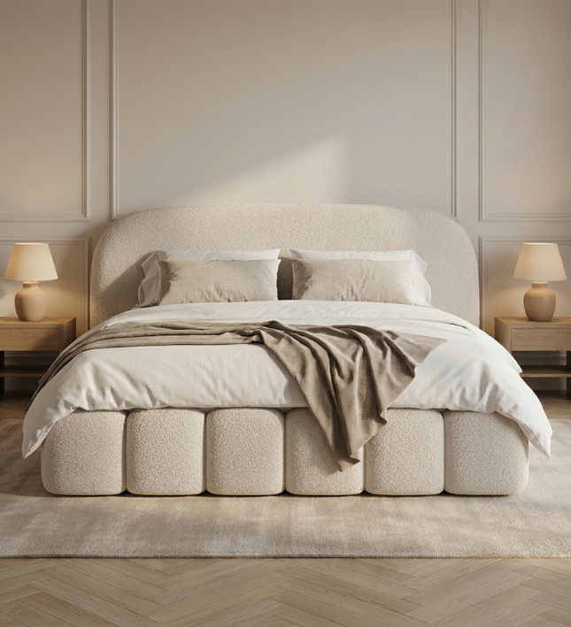 Boxspring met Opbergruimte Signature - Beige