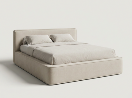 Boxspring met Opbergruimte Amour Tranquility - Crème