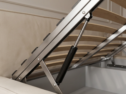 Boxspring met Opbergruimte Amour Tranquility - Crème