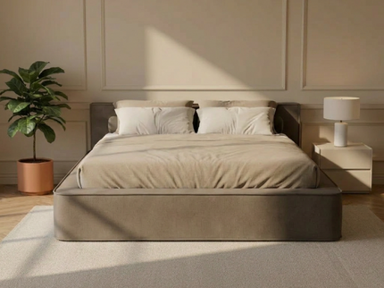 Boxspring met Opbergruimte Amour Tranquility - Taupe
