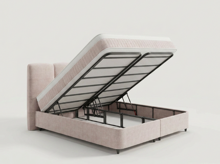 Boxspring met Opbergruimte - Allure - Taupe