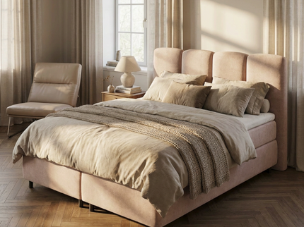 Boxspring met Opbergruimte - Allure - Taupe