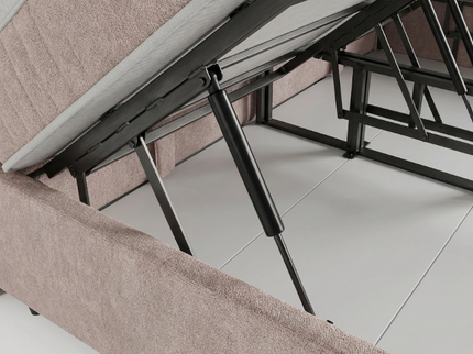 Boxspring met Opbergruimte - Allure - Taupe