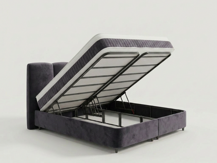 Boxspring met Opbergruimte - Allure - Antraciet