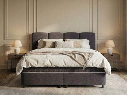 Boxspring met Opbergruimte - Allure - Antraciet