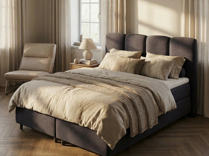 Boxspring met Opbergruimte - Allure - Antraciet
