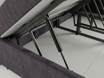 Boxspring met Opbergruimte - Allure - Antraciet
