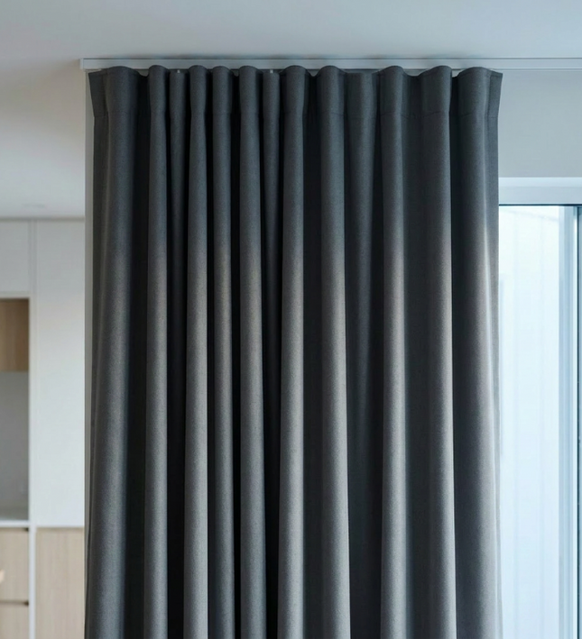 Verduisterende & Isolerende Gordijnen - Haken - Antraciet