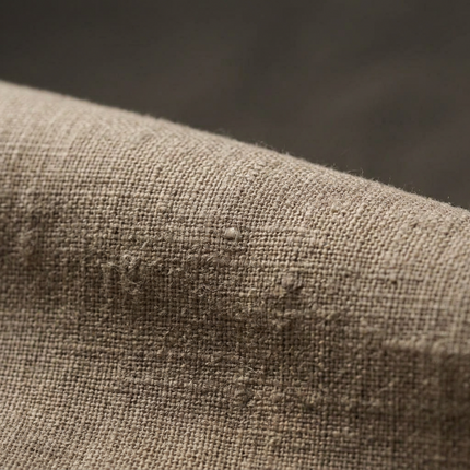 Gordijnen met Linnen Look - Ringen - Beige