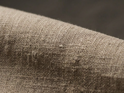 Gordijnen met Linnen Look - Haken - Beige
