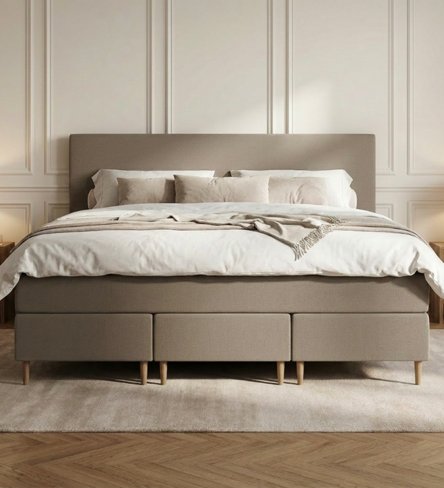 Familiebed Comfort - Beige