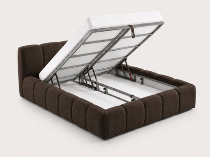 Boxspring met Opbergruimte - Palermo - Bruin