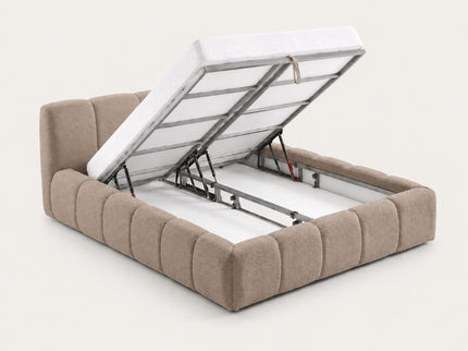 Boxspring met Opbergruimte Palermo - Taupe