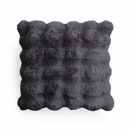 Sierkussen Pom Rabbit Fur - Antraciet