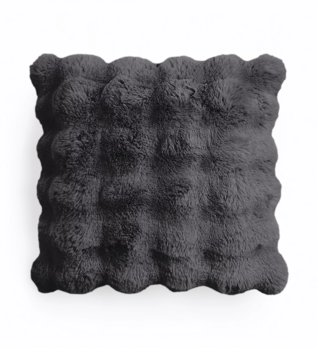 Sierkussen Pom Rabbit Fur - Antraciet