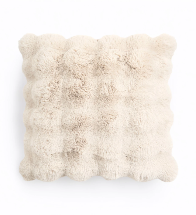 Sierkussen Pom Rabbit Fur - Beige