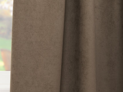 Premium Gordijnen 100% Verduisterend - Ringen - Taupe
