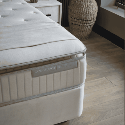Boxspring met opbergruimte Birdybedd - Beige